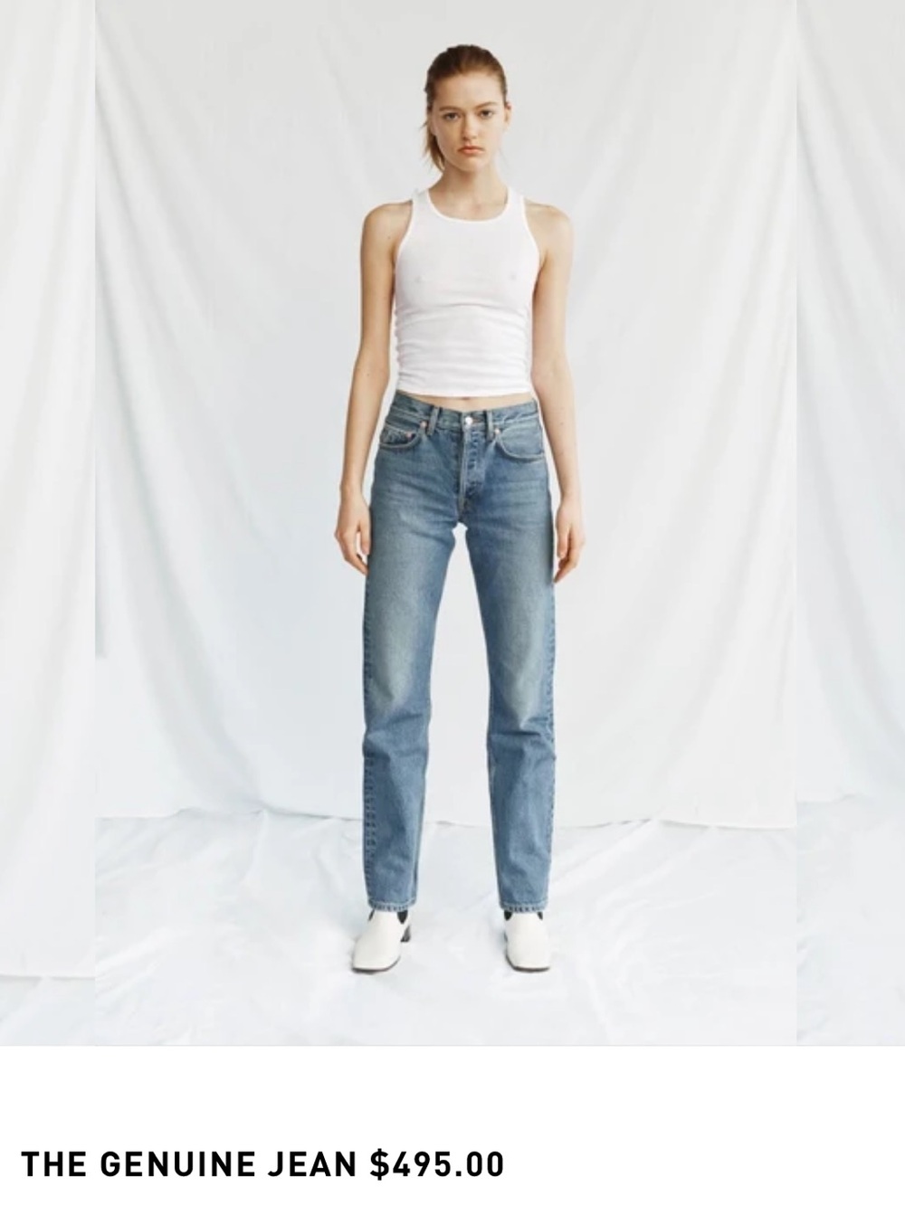 The Feel Studio Women's Straight-Leg Light Blue Denim Jeans